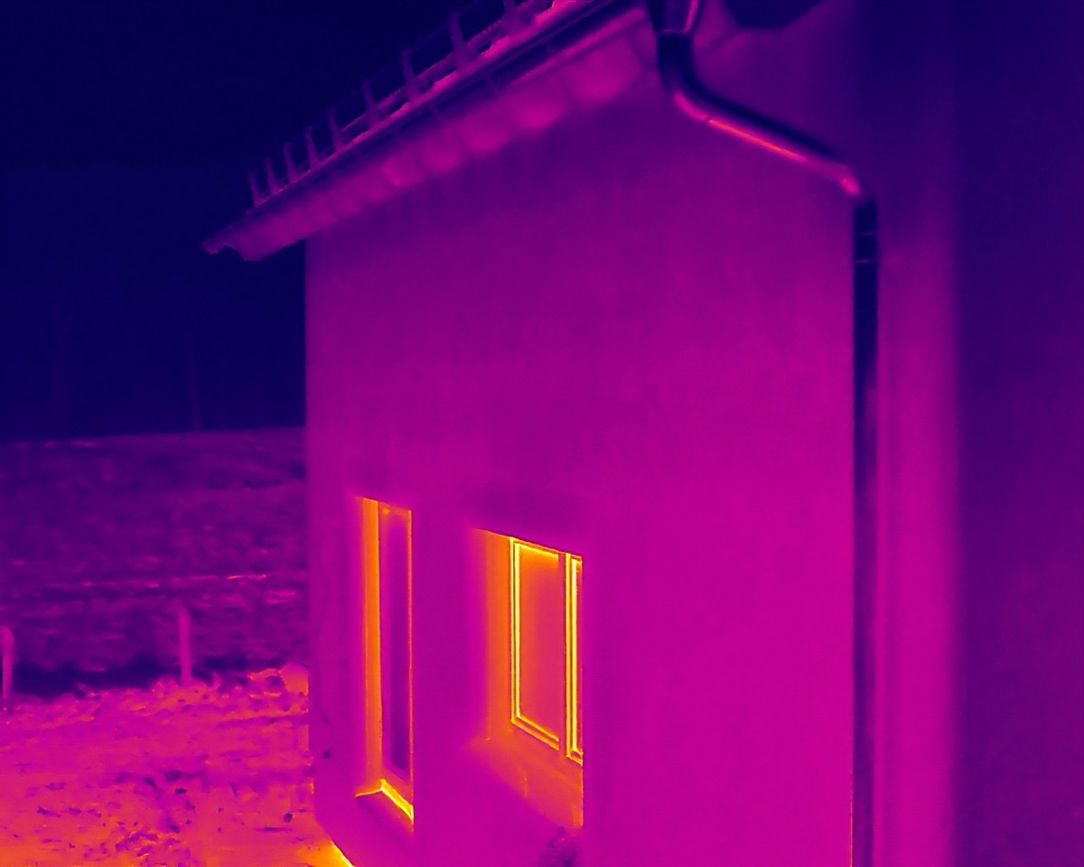 Thermografie Gebäude – Wärmeverluste Kniestock